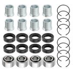 Set of 2 Front Lower/Upper A-Arm Bushings for Honda FourTrax 250 (1987–1992)