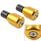 Handlebar Grips Bar End Slider Cap for Honda CBR1000RR (2008–2023) - Aluminium Gold