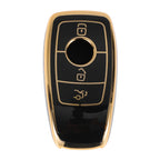 TPU Car Key Case for Mercedes Benz E Class (3 Buttons)