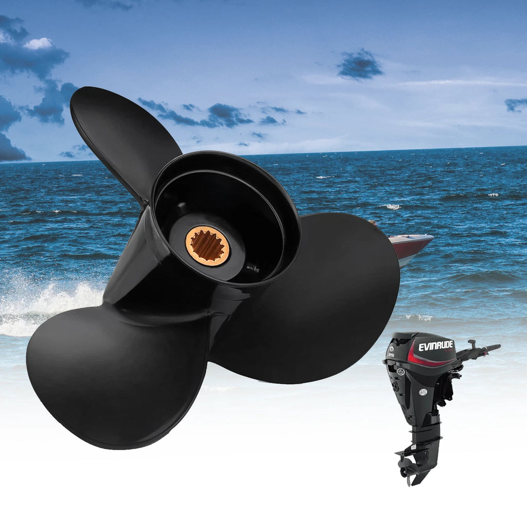 10 1/4X15 Boat Propeller for Evinrude 15 20 25 30 35H (14 Tooth RH, 763486)