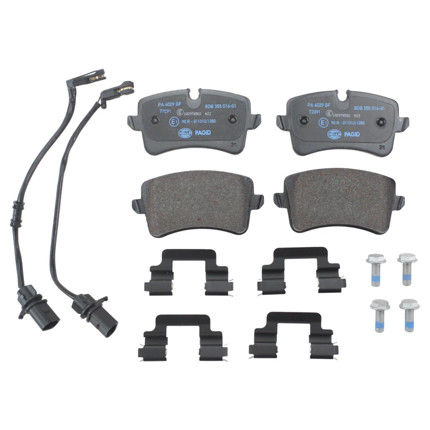 Set of 4 Rear Disc Brake Pads for Audi A8 Quattro (2013–2018) 355016011
