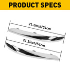 Set of 2 Bumper Trim for Chrysler 300 (2011–2014) Chrome Accent