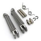 Silver Front Footrest Pegs for Yamaha YZF-R1 (2002–2023)