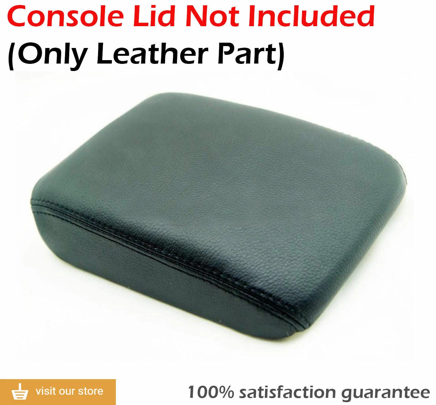 Leather Synthetic Console Armrest Cover for VW Jetta Vento (2005–2010)