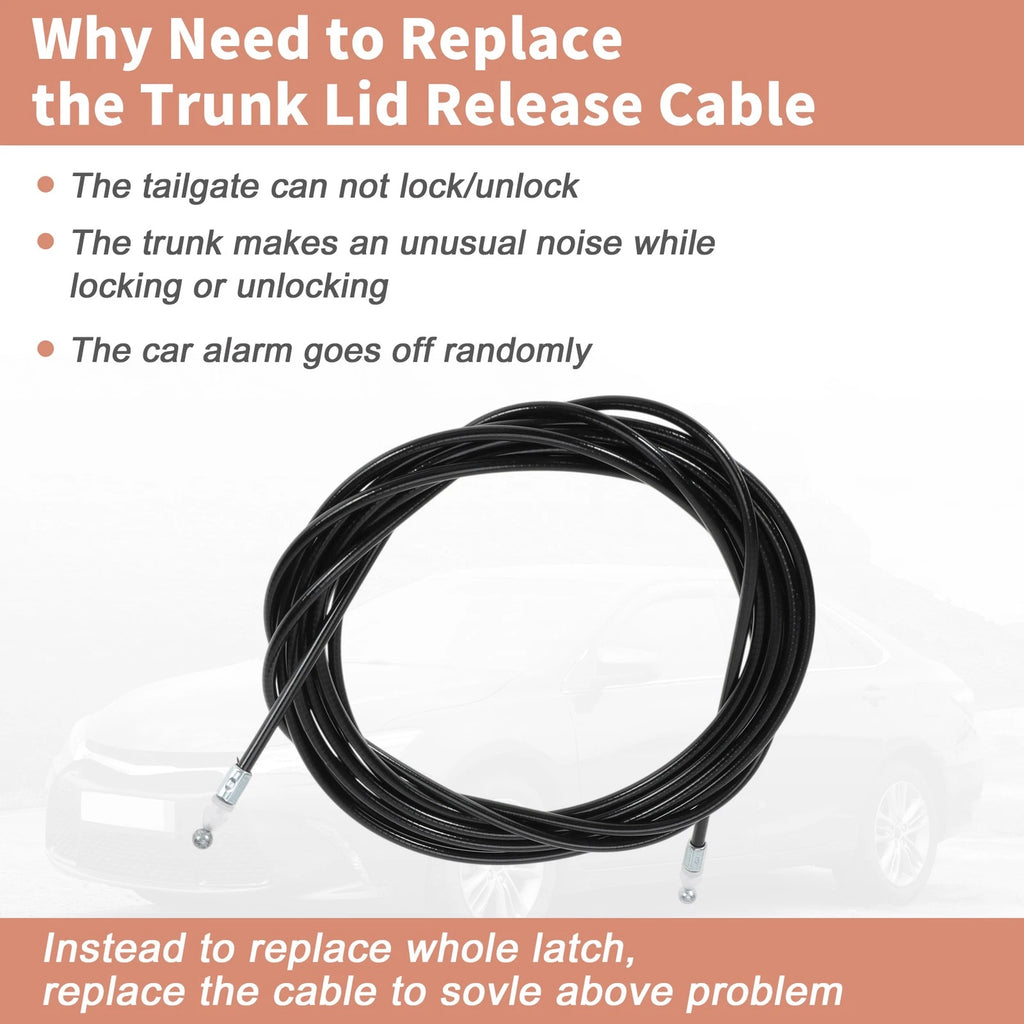 Trunk Release Cable No.6460706191 for Toyota Camry (2012–2017)