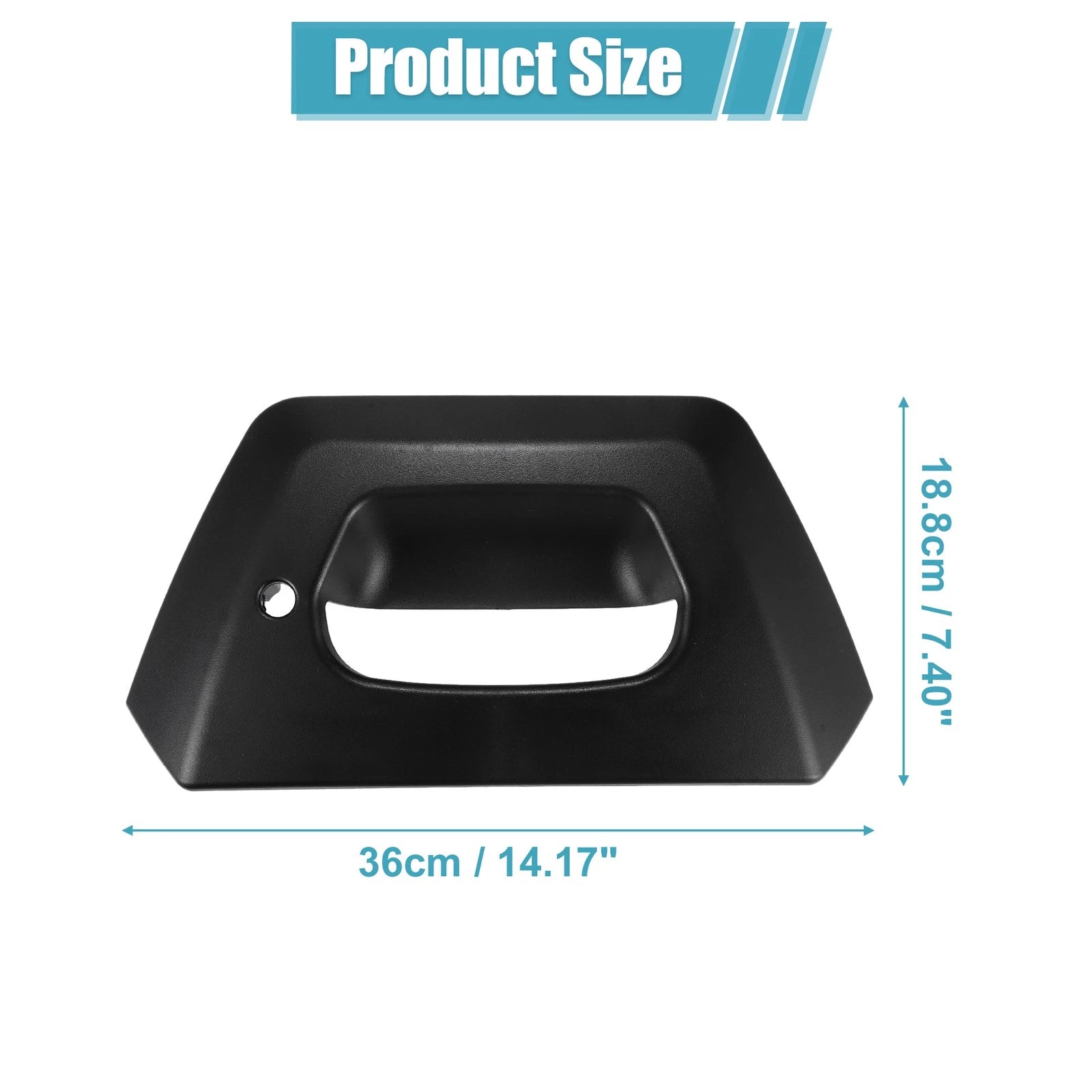 Set of 2 Tailgate Door Handle and Bezel for Chevy Avalanche 1500 2500 (2002–2006)