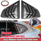 Air-intake Rear Window Quarter Glass Duct Vent Covers for BMW X4 (2018-2024)