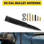 Carbon Fiber 50 Cal Bullet Antenna for Ford F150 F250 F350, Dodge Ram