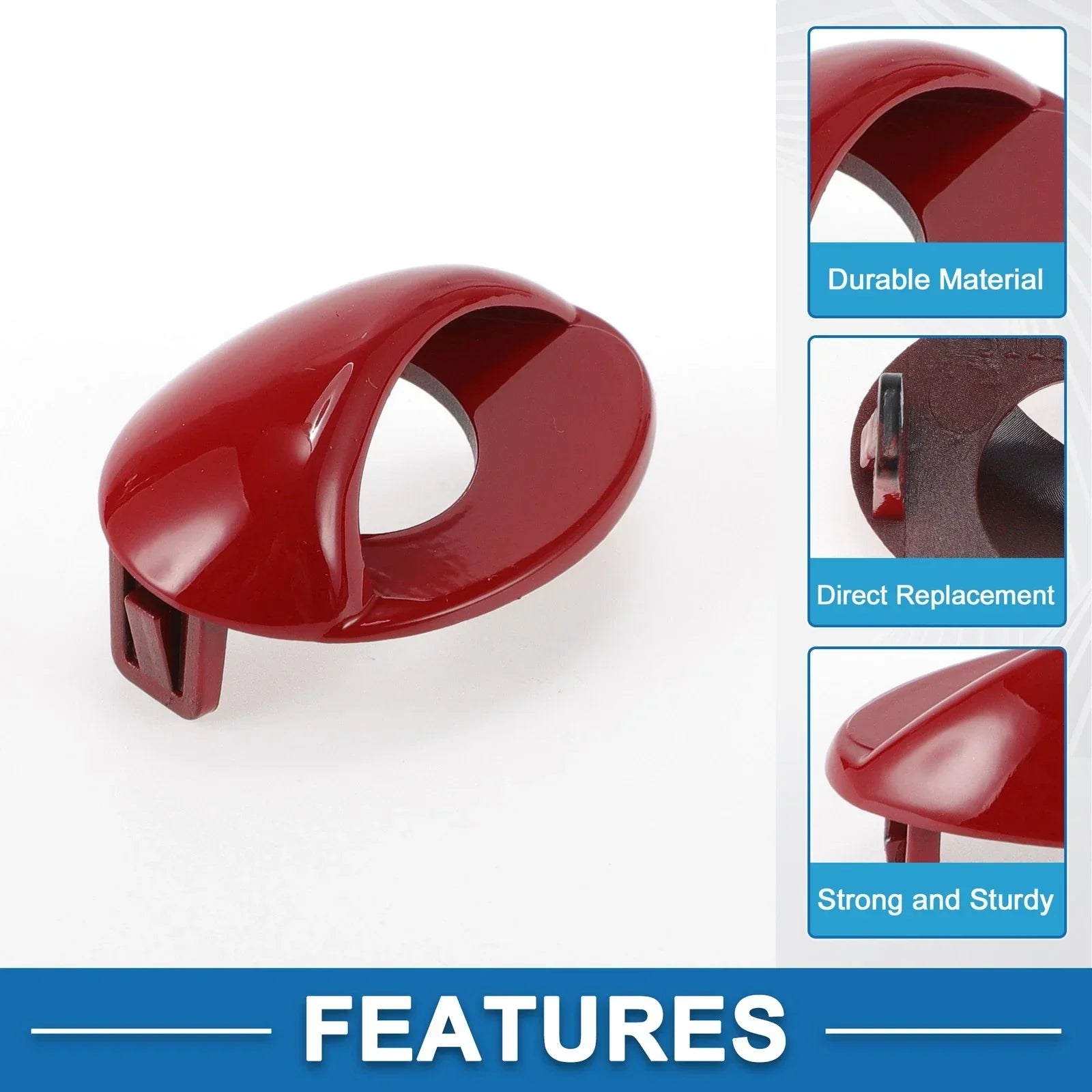 Front Right Bumper Washer Nozzle Cover Cap for BMW M3 Red (2008 - 2013)