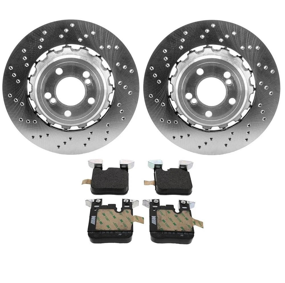 Rear Brake Kit 370mm Disc Rotors & Pads for BMW F80 F82 F83 F87 (OEM)