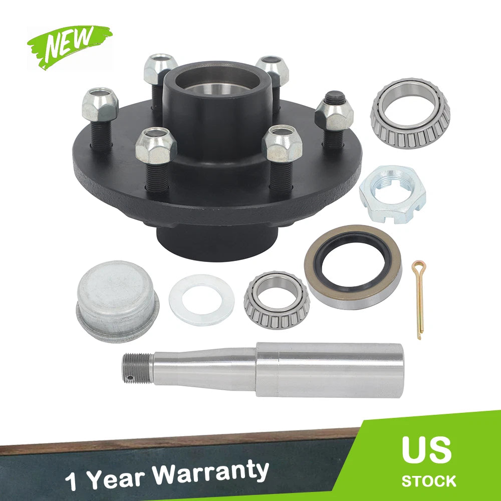 Trailer Hub Kit for 6 on 5.5" Axles (Fits Various Models)