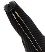 Automatic Shift Boot for Chevrolet Colorado (2015–2022) Carbon Fiber Beige Stitch