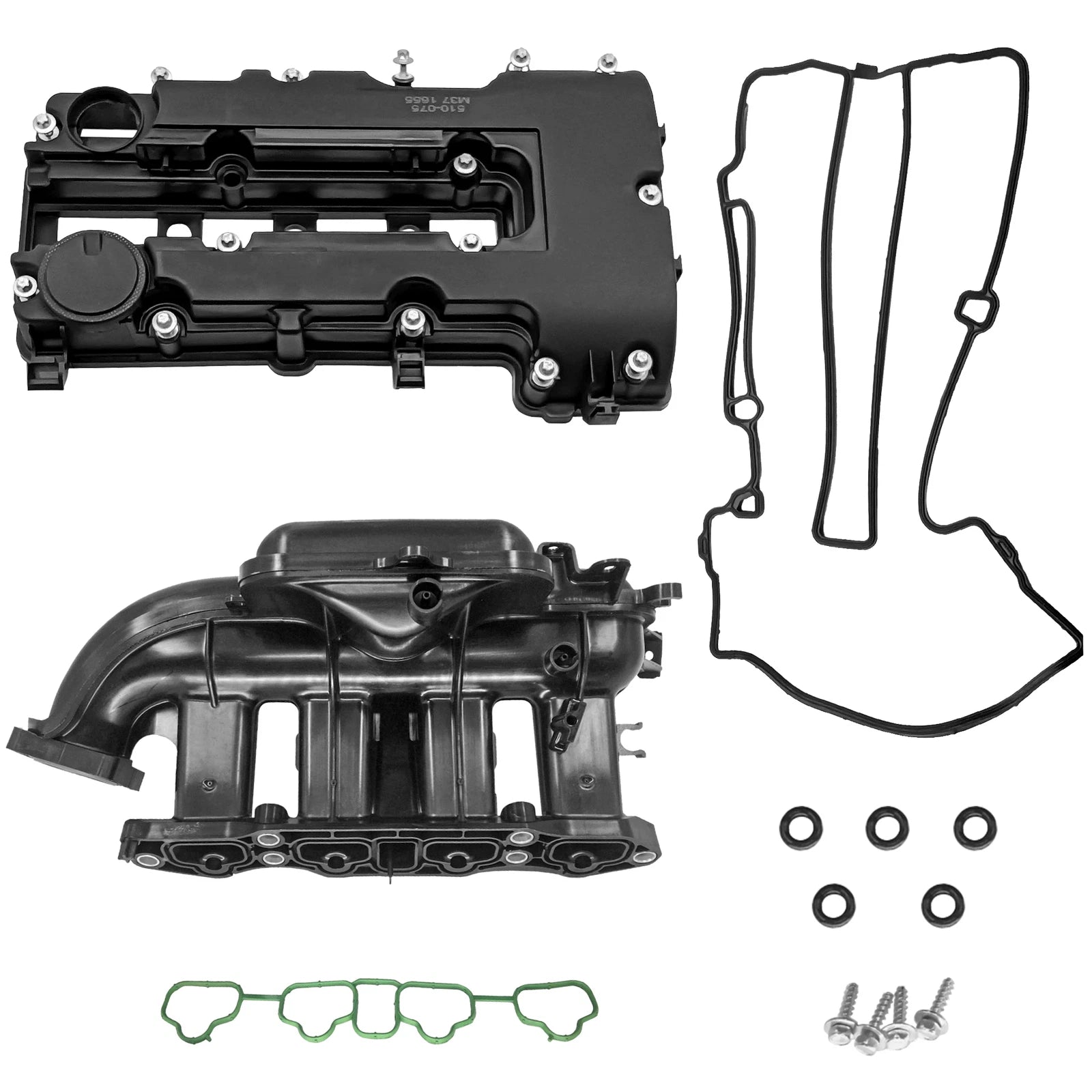 Intake Manifold and Valve Cover Kit for Buick Chevrolet 