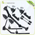 14pcs Front Suspension Kit for GMC Sonoma RWD (1996–2004) Tie Rod Ends