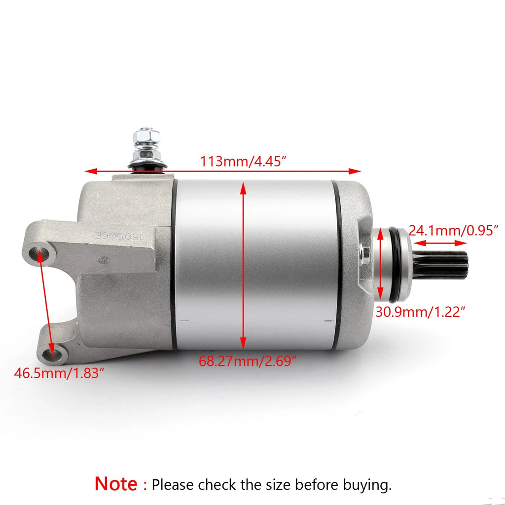 ATV Starter Motor for Yamaha Grizzly 350 YFM35 YFM35F TFM35G (1998–2001) 3HE-81890-00 UE