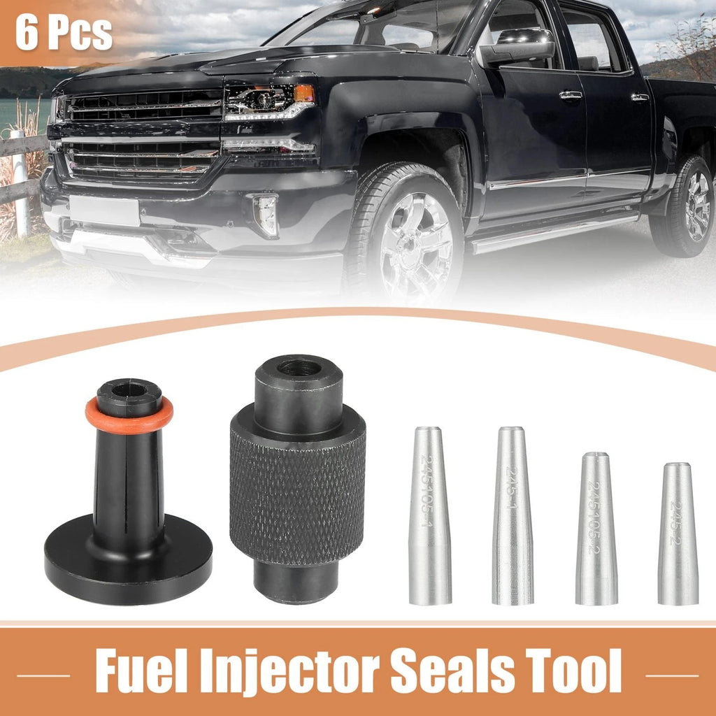 6pcs Fuel Injector Seal Install Sizer Tool for GM Subaru (EN-49245, EN-51105)