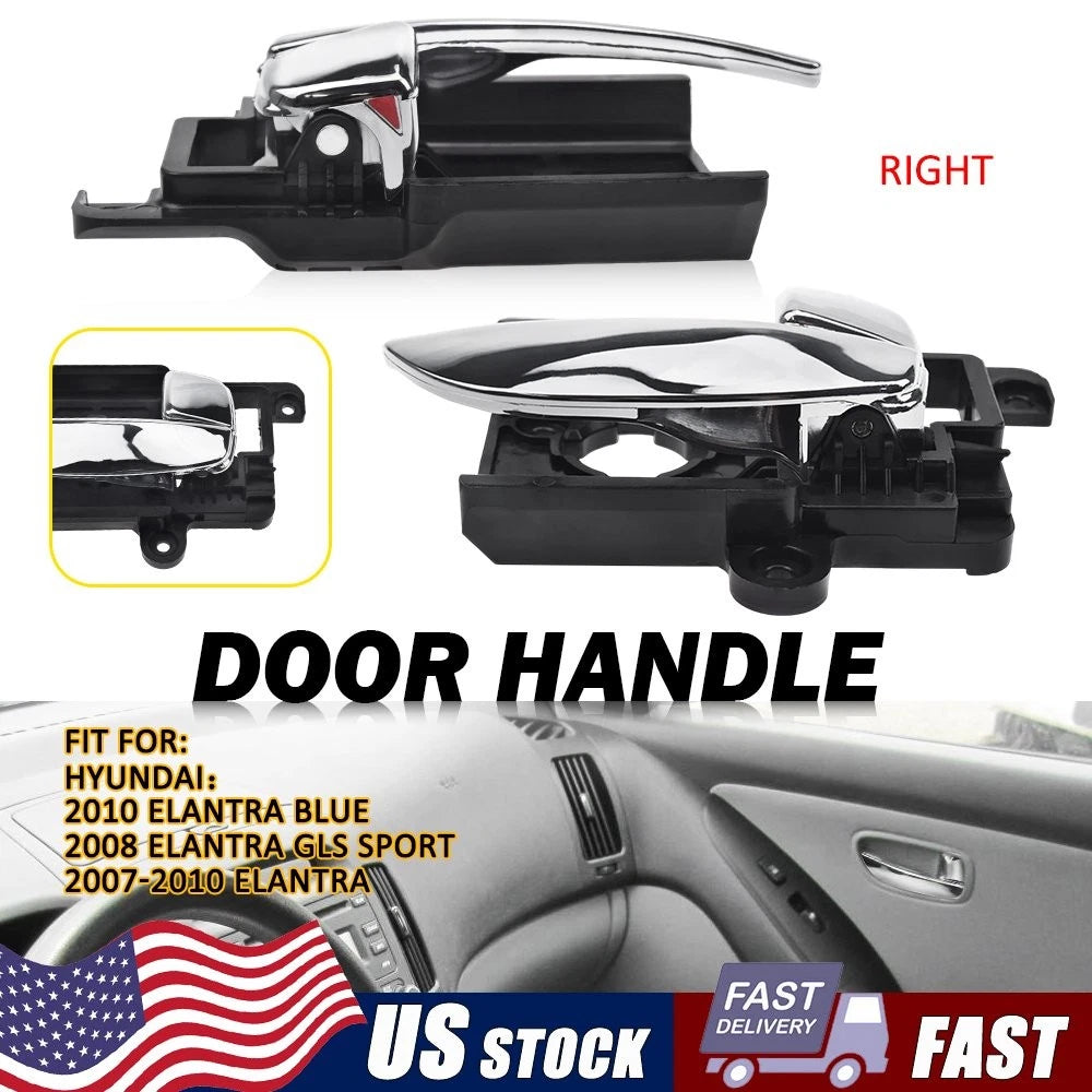 2PCS Right Inner Door Handle for Hyundai Elantra (2007–2010) 826100Q000 HY1352131