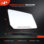 Heated Passenger Power Mirror Glass for Chevy Traverse (2009–2015)