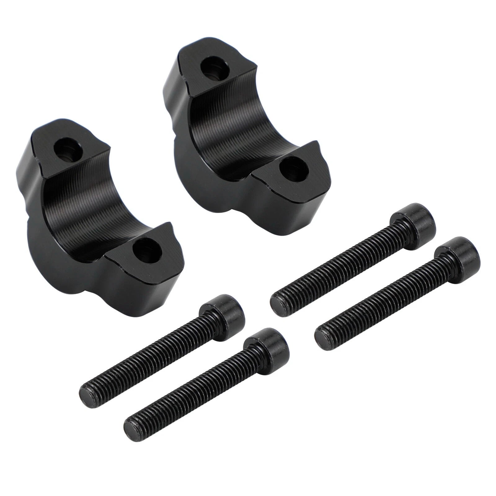 20 mm Aluminum Handlebar Risers for Yamaha Tenere 700 (2019–2023) - Black T9