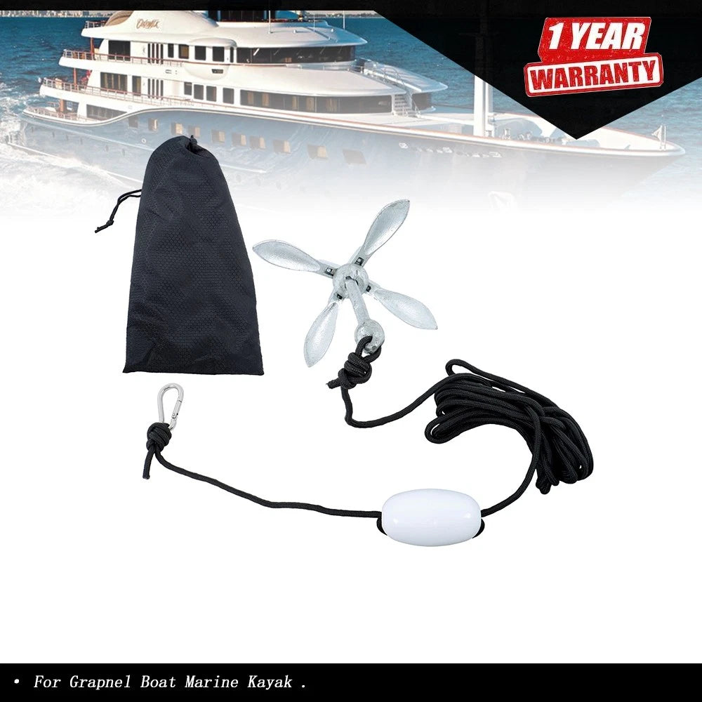 1.5kg Folding Grapnel Anchor for Kayak Boat (Marine)