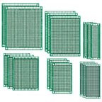 17-Piece Double Sided PCB Board Kit for Circuit Prototyping