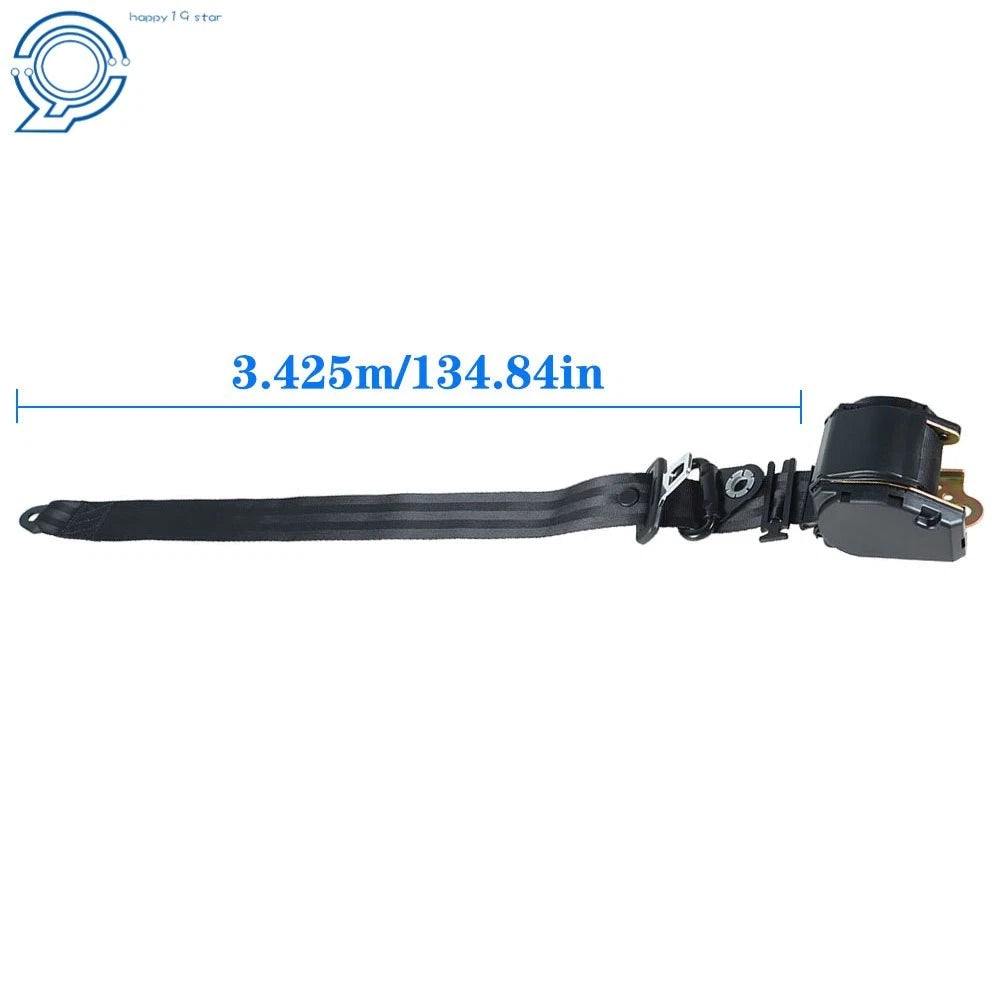 Set of 2 Universal 3 Point Retractable Seat Belts for Jeep Wrangler (1982–1995)