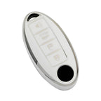 TPU 4 Button Key Cover Case for Nissan Rogue, Sentra, Juke, Leaf, Micra
