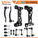 14Pcs Front Lower Control Arm Ball Joint Tie Rod Kit for Isuzu Ascender (2004–2007)