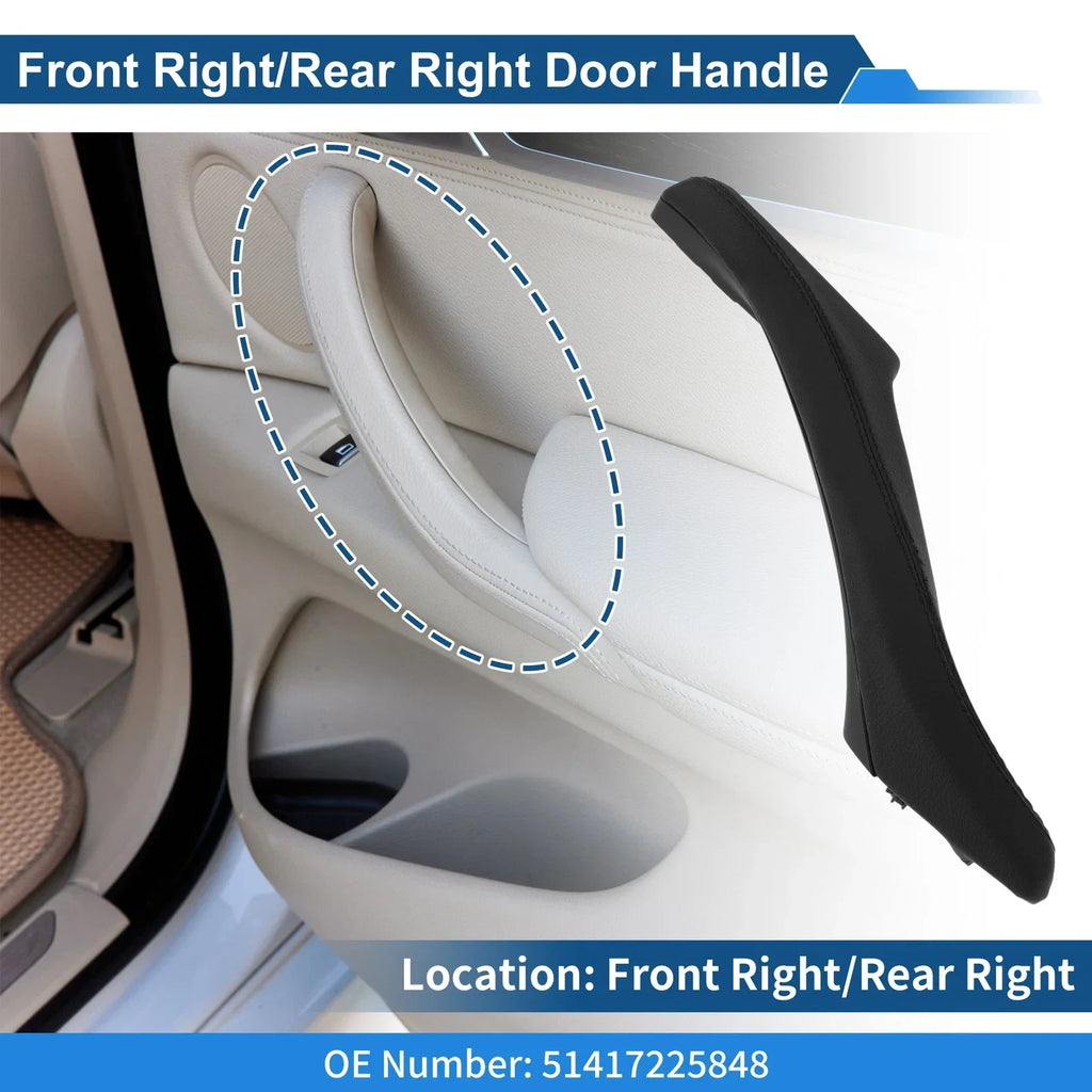 Inner Door Panel Handle for BMW F10 F11 F18 Black (2010 - 2017)