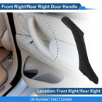 Inner Door Panel Handle for BMW F10 F11 F18 Black (2010 - 2017)