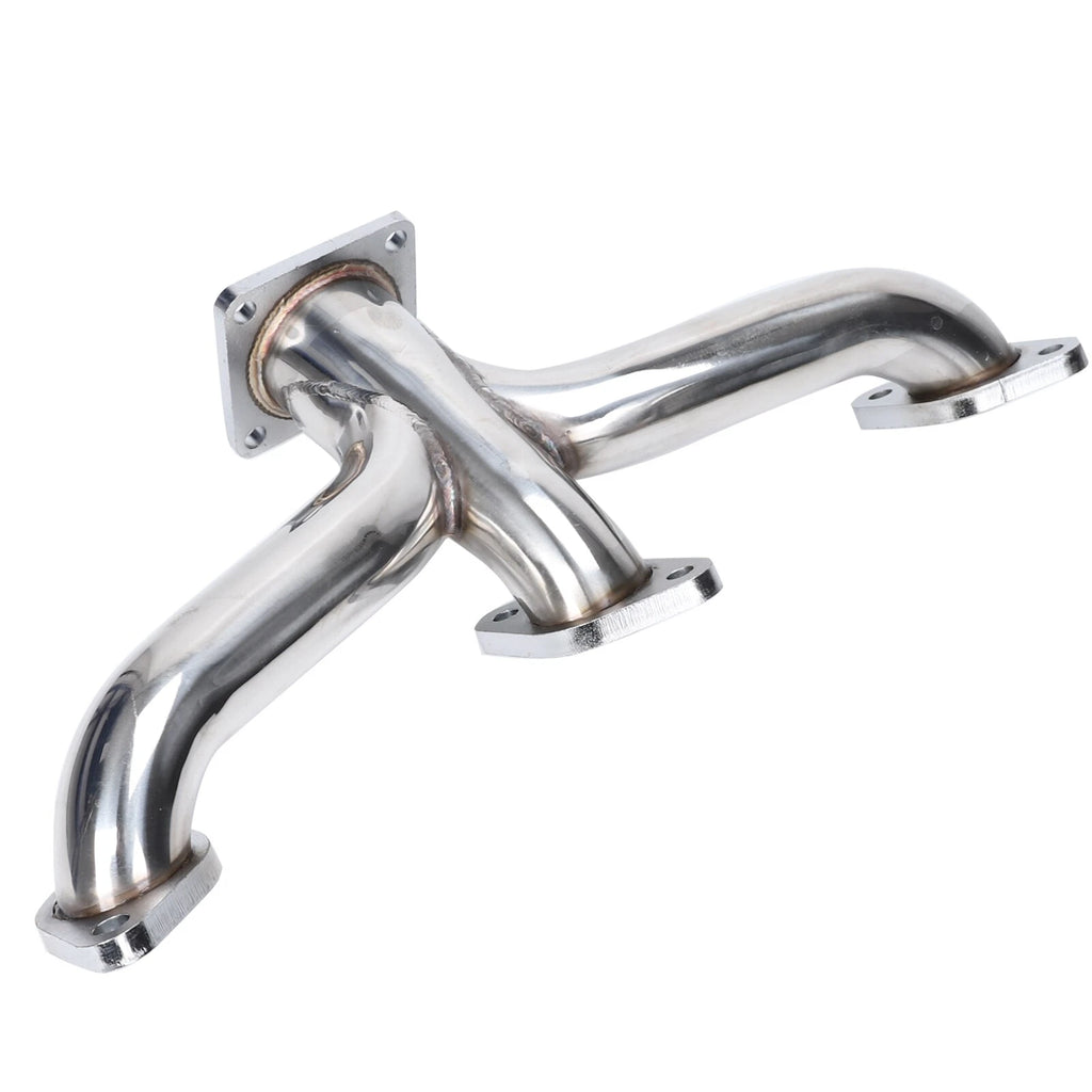 Shorty Center Dump Manifold Headers for Ford Car Truck Flathead V8 (1932–1953)