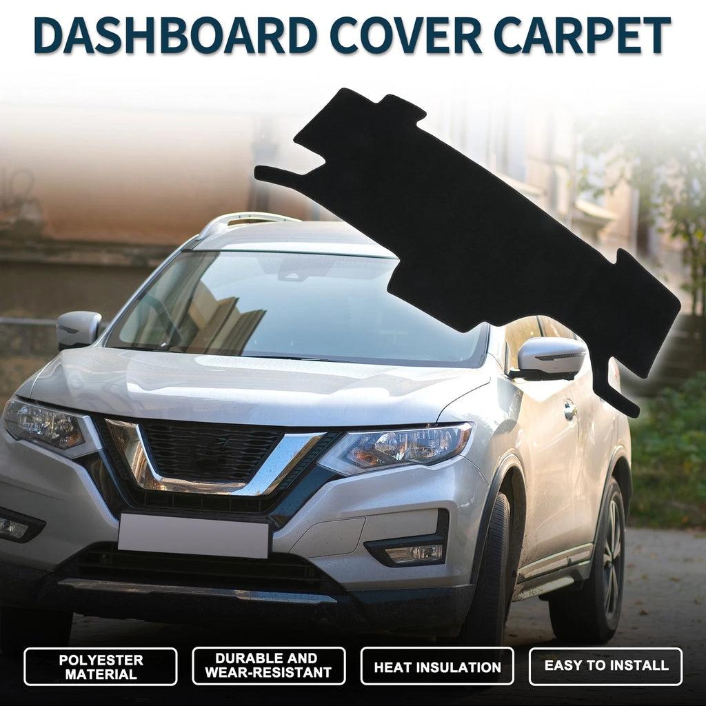 Dashboard Dash Cover Mat for Nissan Note e-Power E13 (2020–2024) Black Set of 1