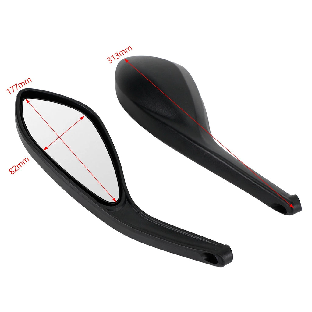 Set of 2 Rearview Mirrors for Ducati Streetfighter 848 1098 1100 S (2009–2015)