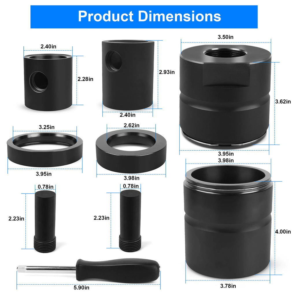 Leaf Spring Pin & Bushing Adapter Kit for