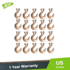 20 Pack Clevis Slip Hooks for Tow Chains (3/8 Inch, 6,600 LBS WLL)