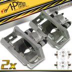 Pair Rear Brake Calipers with Brackets for Ford E-150 (2004–2006)