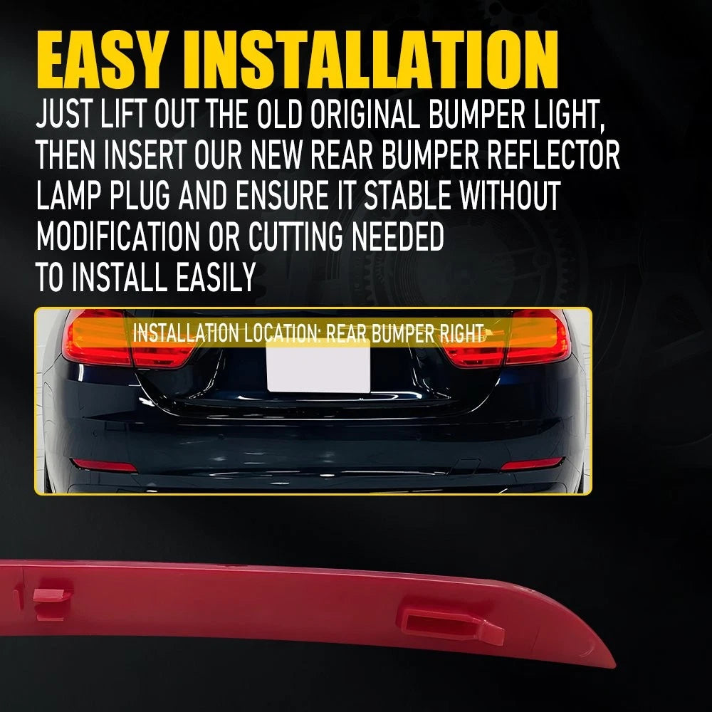 Rear Right RH Bumper Reflector for BMW 430i 430i xDrive (2012–2017) BM1185100 EXV