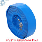 Backwash Hose for Swimming Pools (2"/3" x 25/50/100 FT) Heavy Duty Discharge