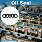 Set of 5 Oil Seal Rotary Shaft Seal 25x40x6mm Nitrile Rubber for Various Models