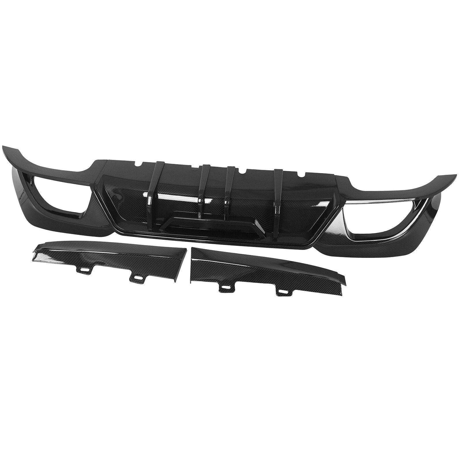 Rear Bumper Lip Diffuser for BMW 3 Series G20 (2019–2022) Carbon Fiber Style