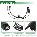 ABS Wheel Speed Sensor No. 8951633020 for Toyota Camry (Rear Left)