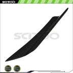 Set of 4 Carbon Fiber Bumper Canard Splitters for