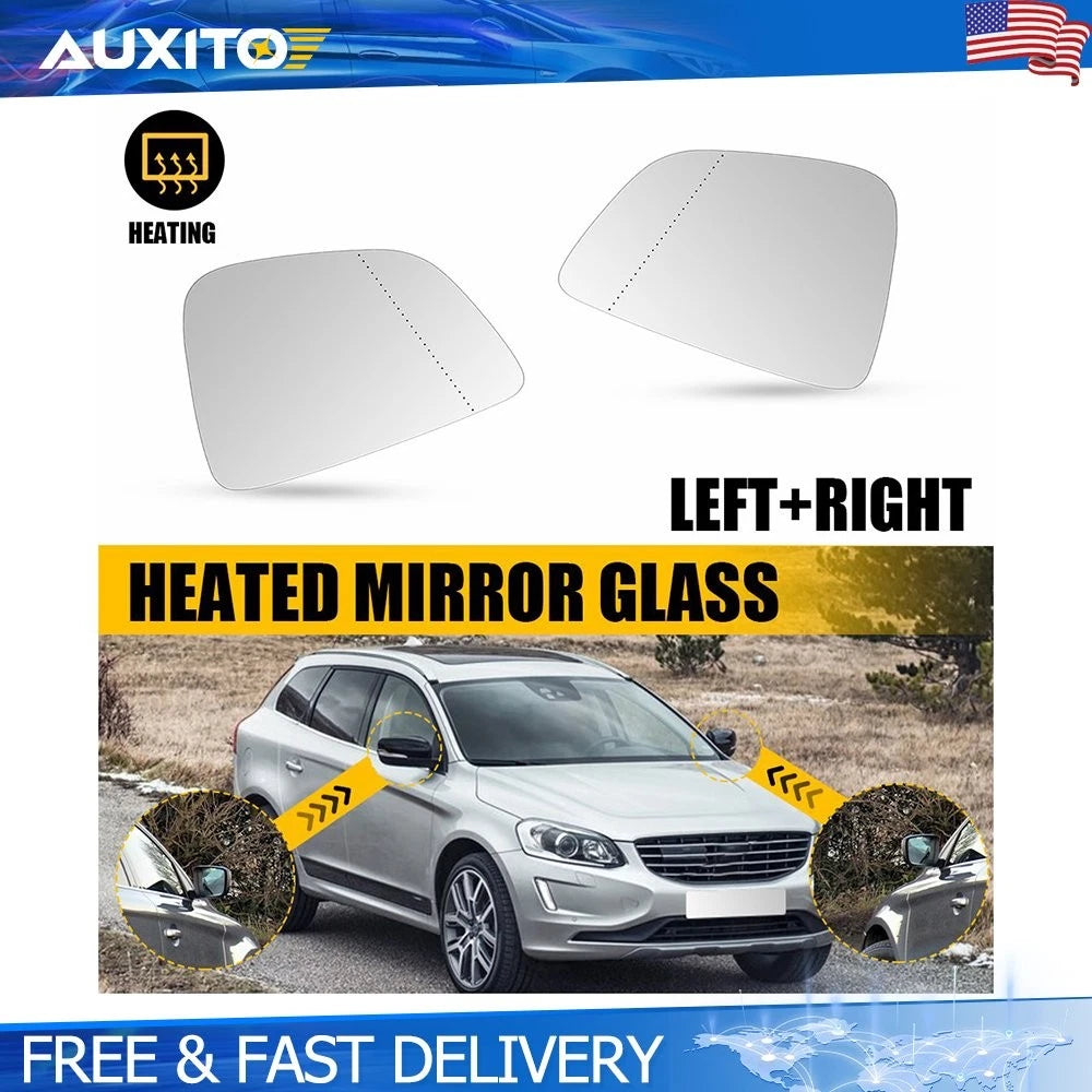 Heated Mirror Glass Set for Volvo XC60 (2010–2017)