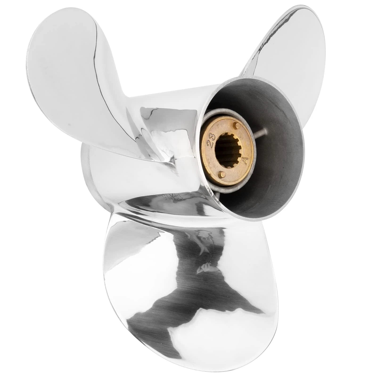Stainless Steel Propeller for Mercury 25-70HP (13 Spline Tooth, RH)