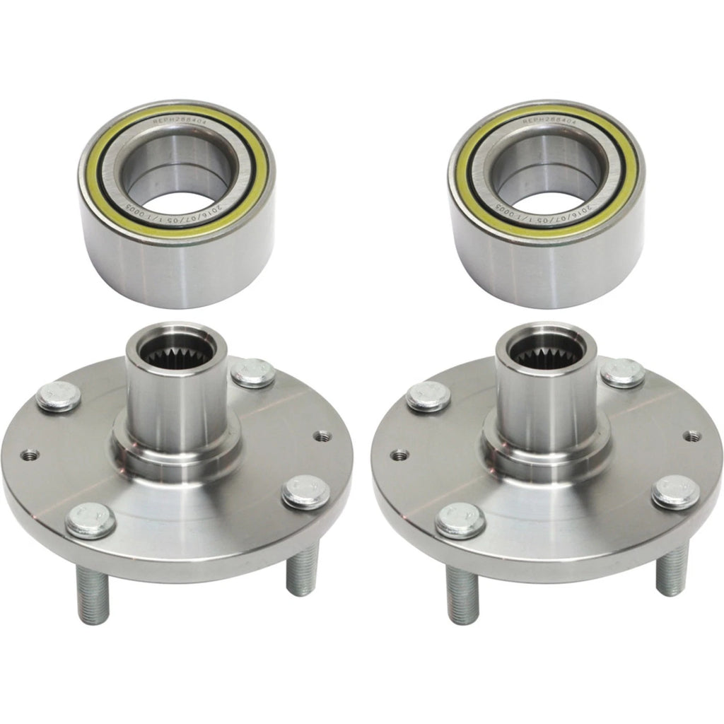 Set of 2 Wheel Hubs for Hyundai Elantra (Front Driver & Passenger Side)
