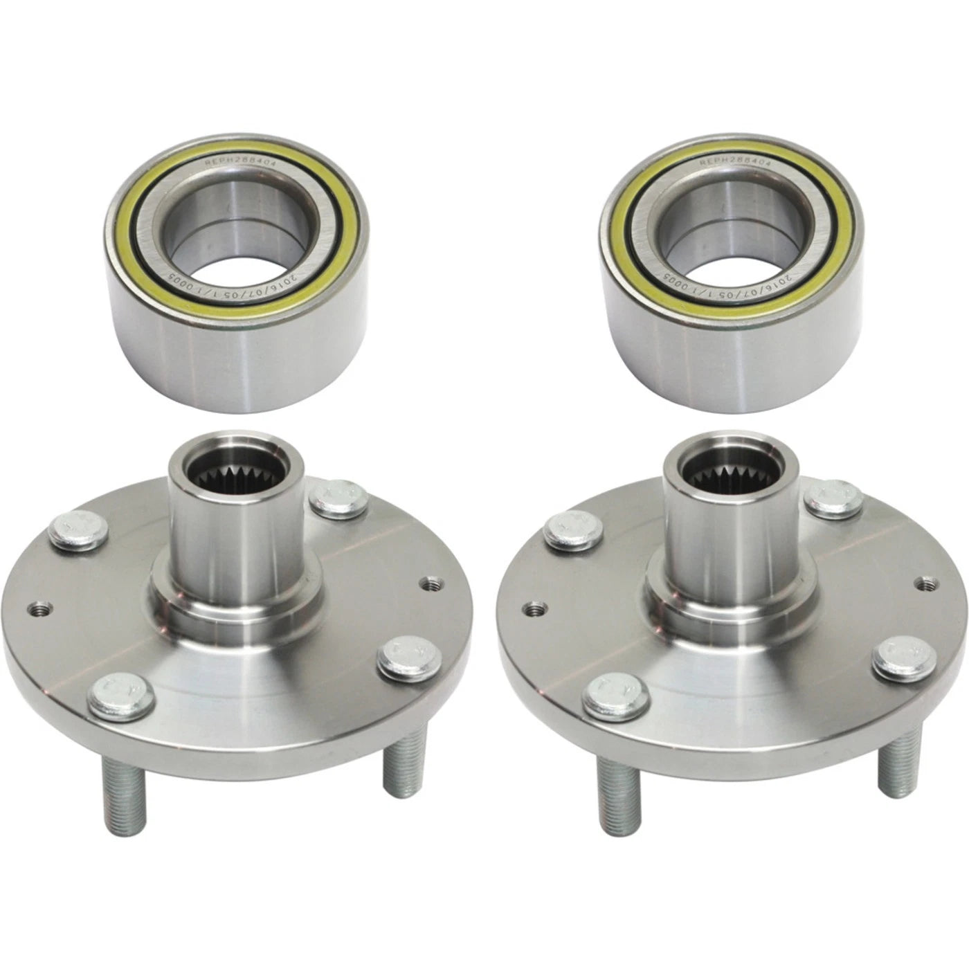 Set of 2 Wheel Hubs for Hyundai Elantra (Front Driver & Passenger Side)