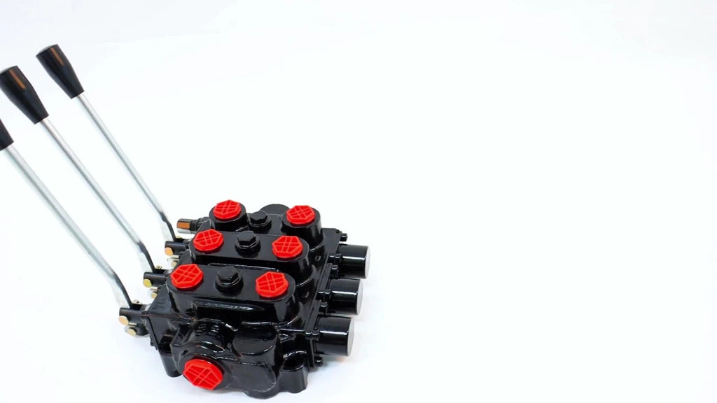 Triple Spool Control Valve for 3/4" NPT Applications (25 GPM, 3000 PSI)