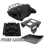 Chopped Trunk Pad Solo Mount Rack Plate for Harley Street Road Glide (2014–2026)