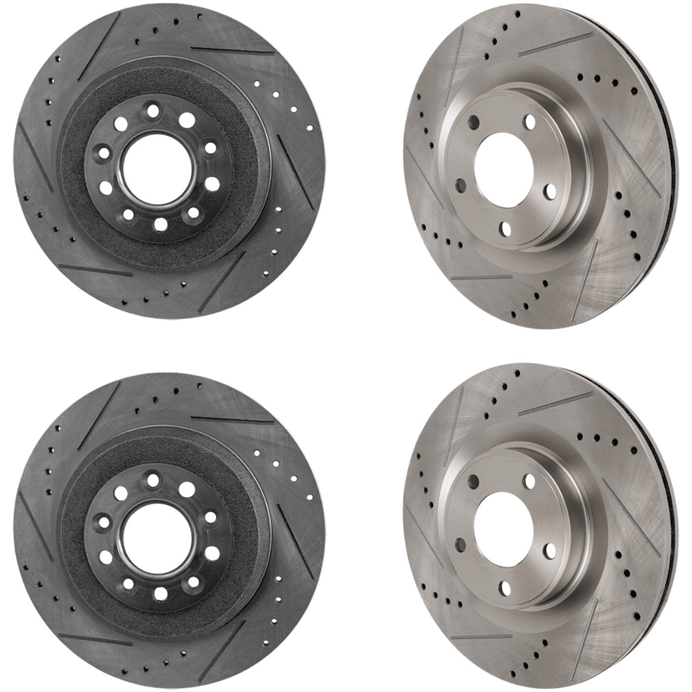 Set of 4 Brake Disc Rotors for Lincoln MKX Ford Edge (2011–2014)