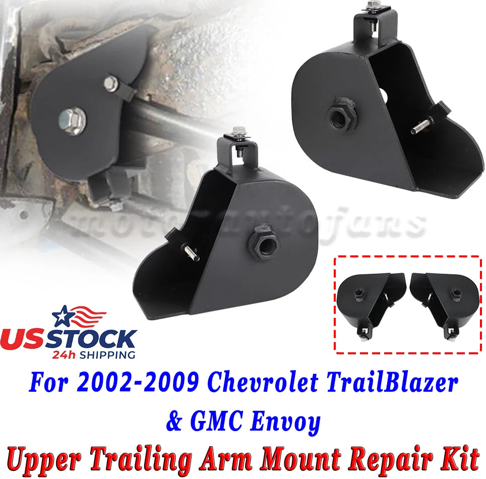Set of 2 Upper Trailing Arm Mount Repair Kit for Chevy Trailblazer GMC Envoy (2002–2009)